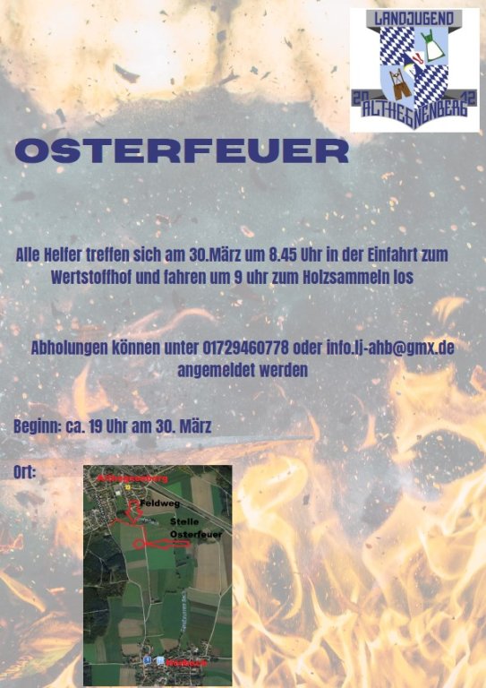 Osterfeuer Althegnenberg